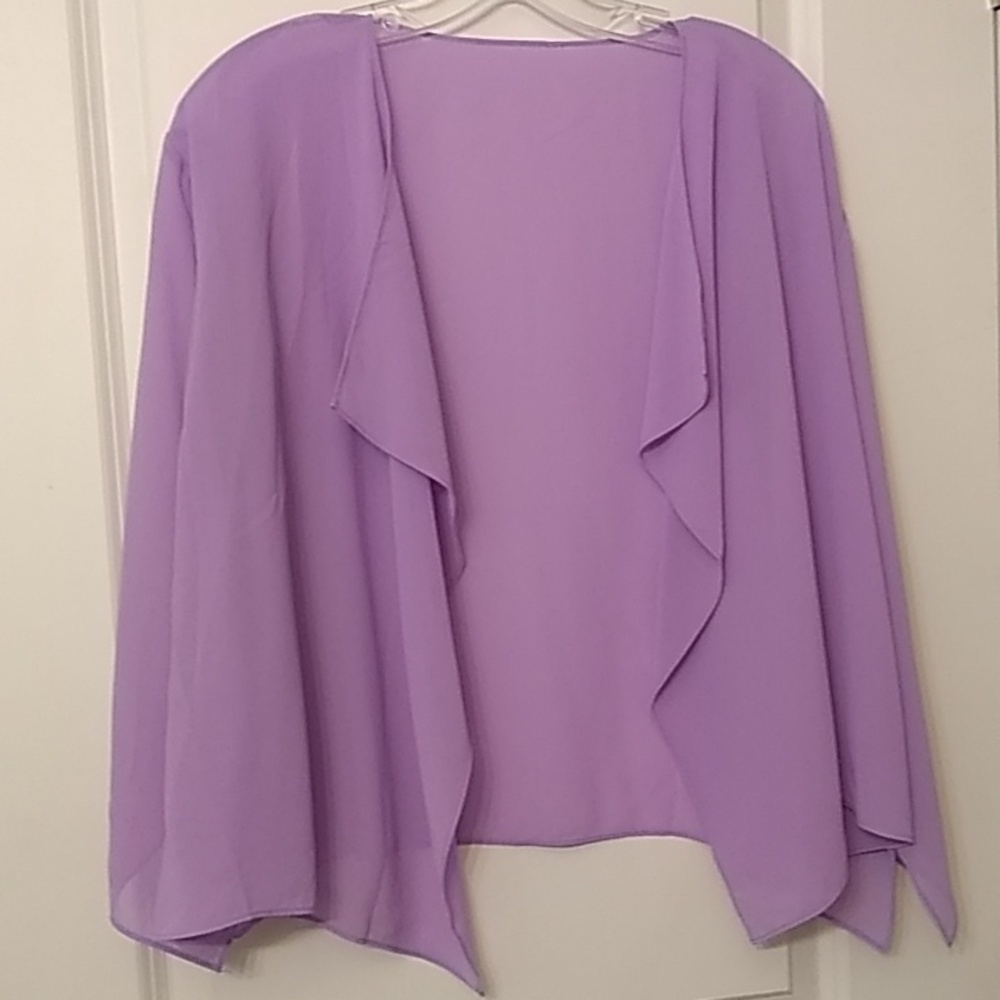 🆕flowy lavender shrug
